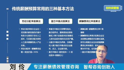 薪酬績(jī)效管理咨詢公司 第3集 頭部企業(yè)如何做薪酬預(yù)算